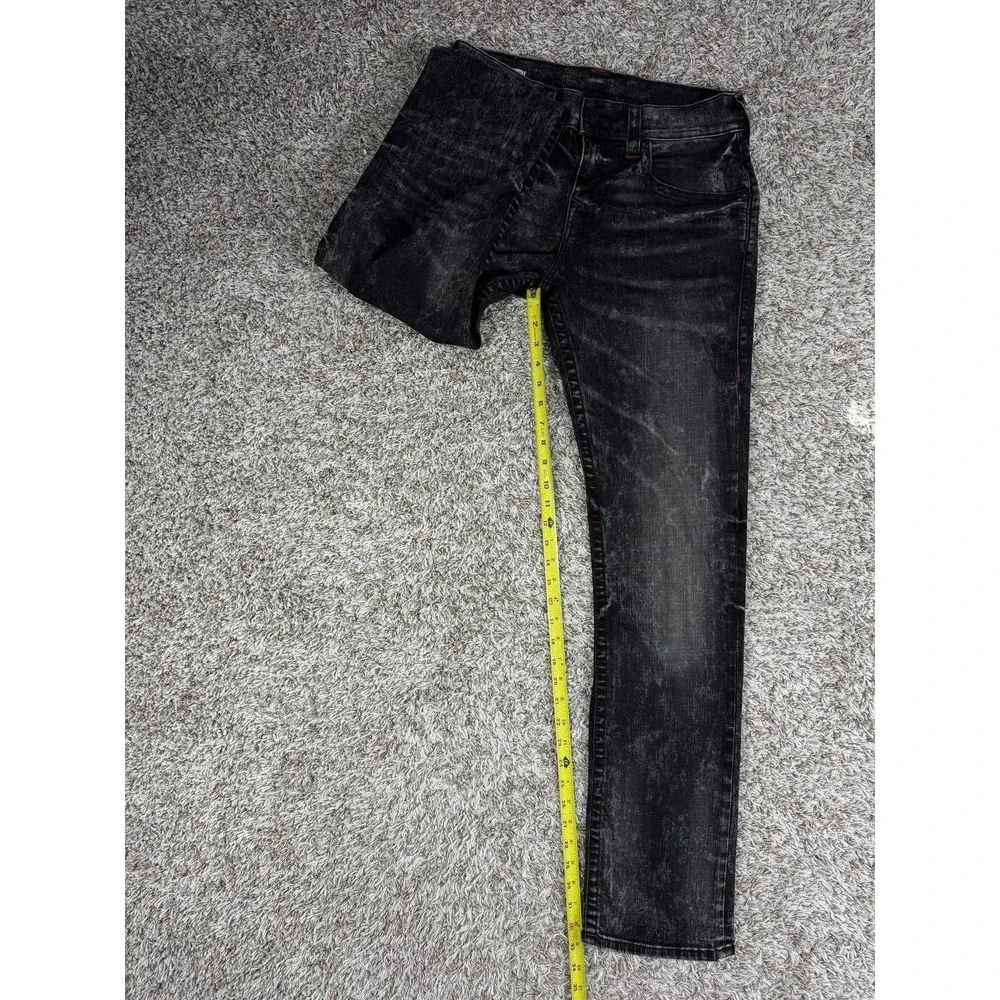 True Religion Ricky Relaxed Straight Gray Denim Jeans Men's Size 30x32